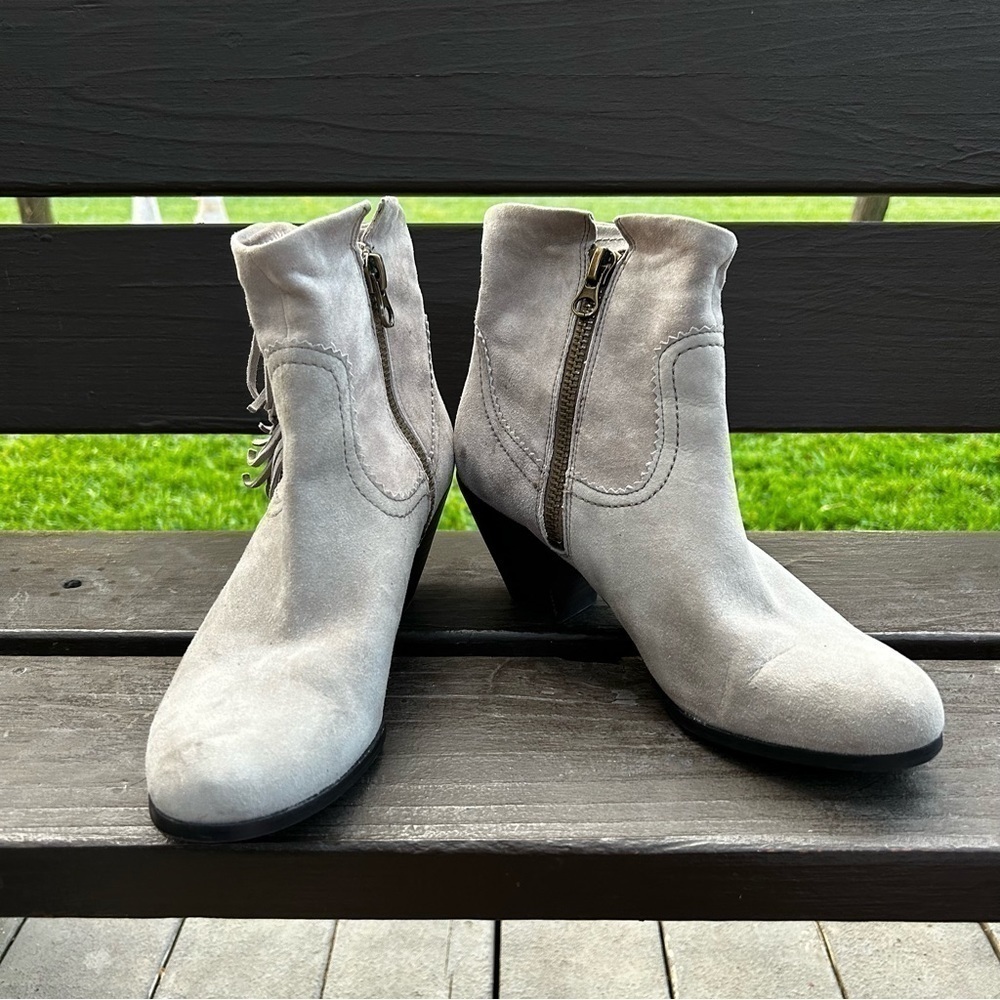 Sam Edelman suede fringe Louie‎ boots